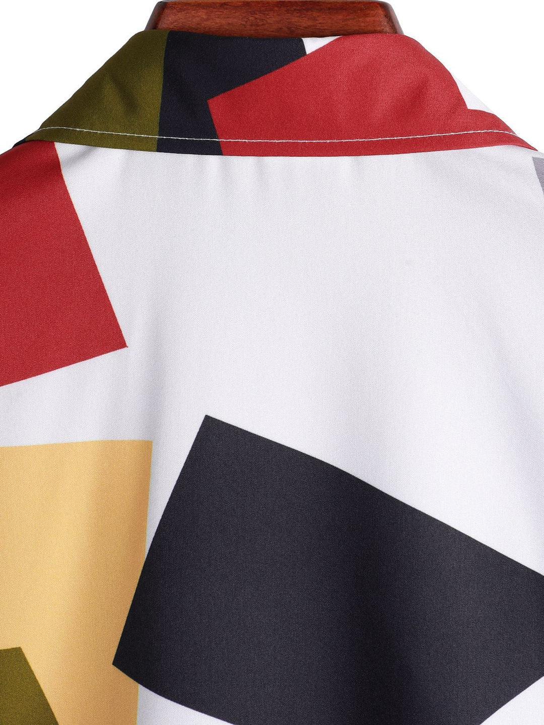 Malakai | Geometric Color Block Print Button Up Shirt