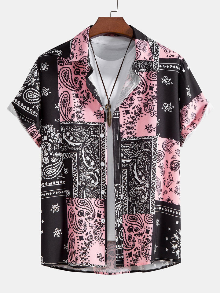 Keith | Print Button Up Shirt