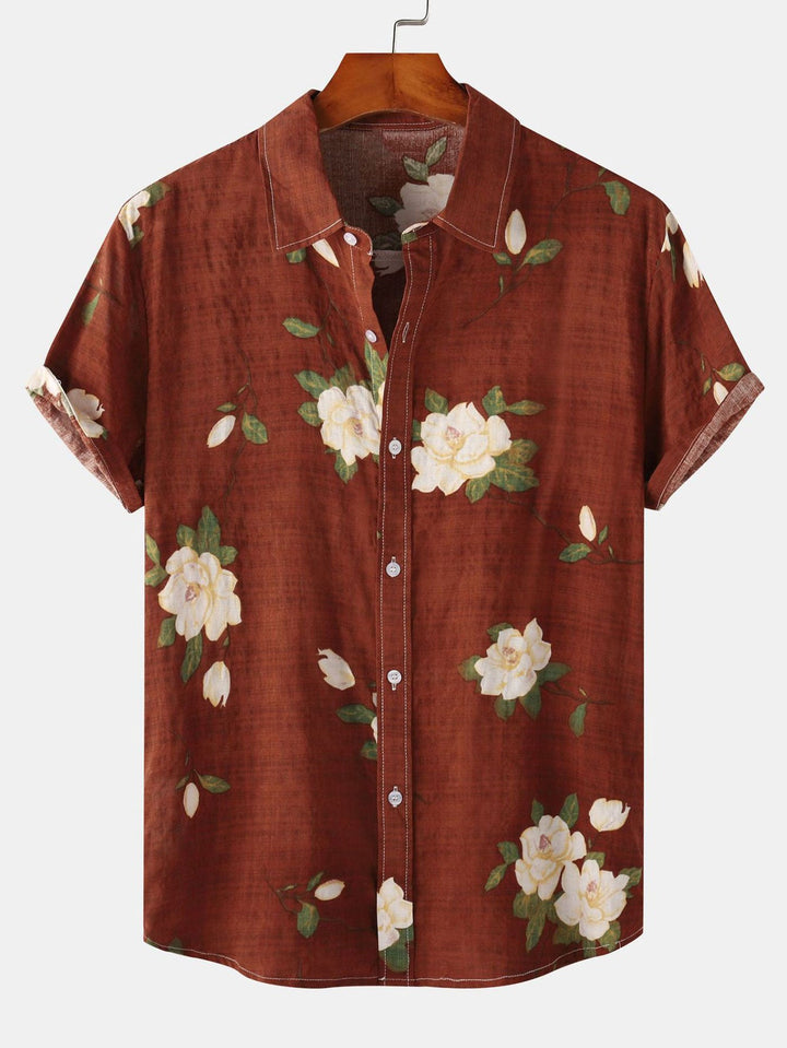 Parkham | Floral Print Button Up Shirt