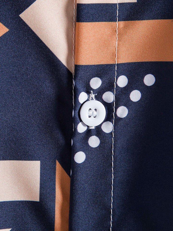 Vince | Geometric Print Shirt