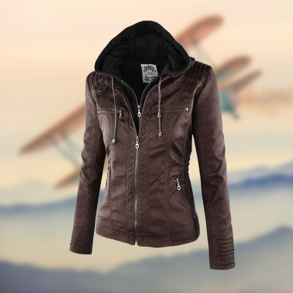 Ava | Italian leather jacket