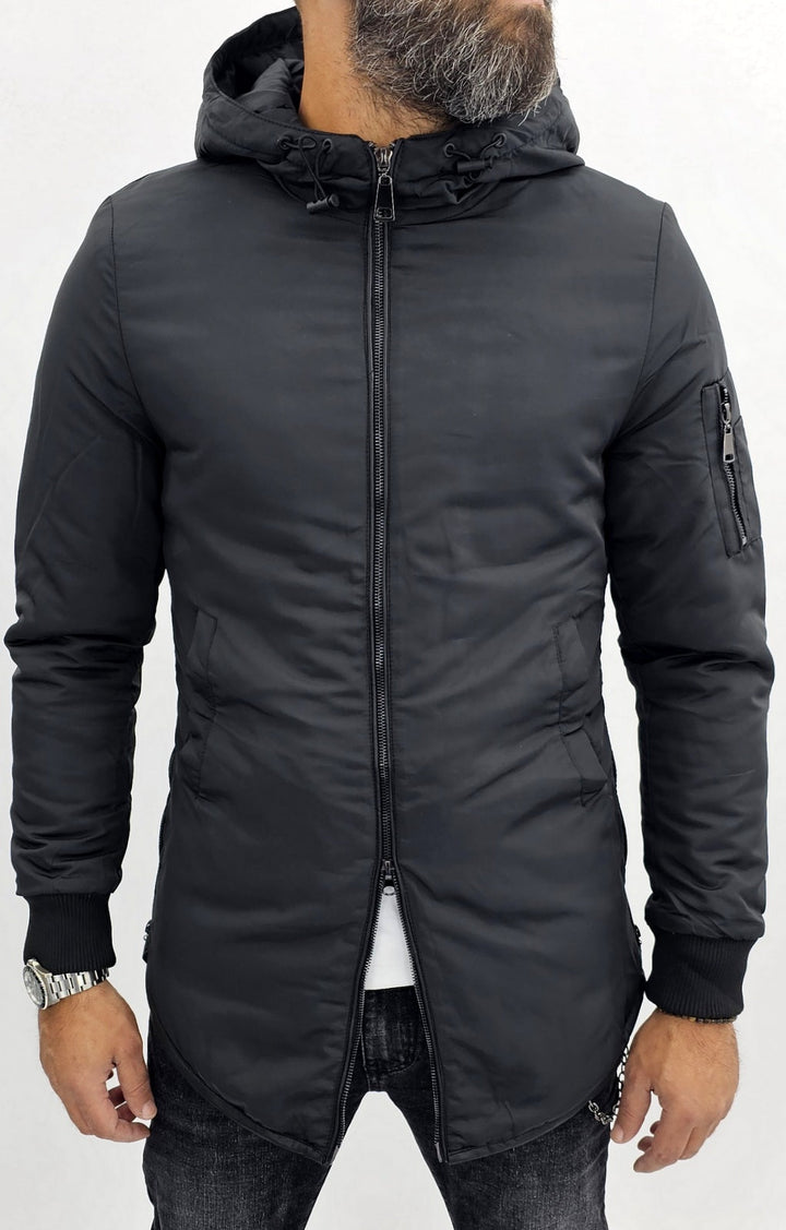 Daniel | Slim Fit Parka Jacket with Hood