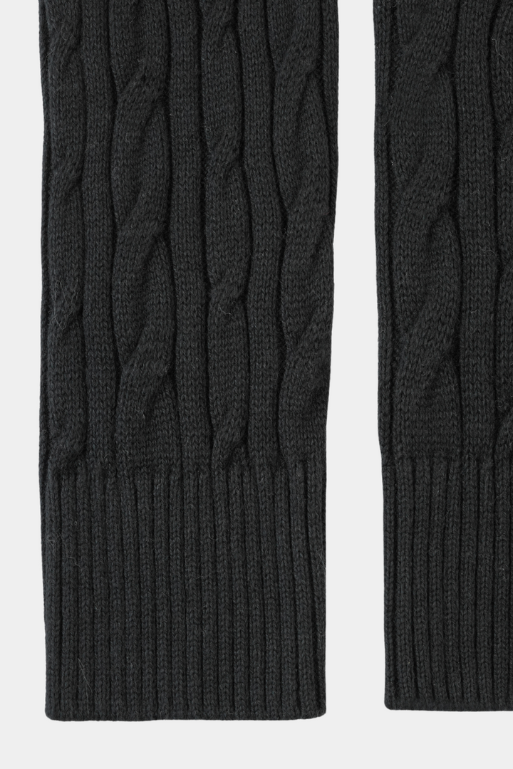 Gordon | Cashmere Cable Knit Full-Zip Sweater