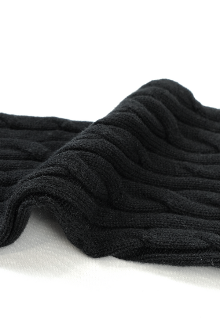 Gordon | Cashmere Cable Knit Full-Zip Sweater