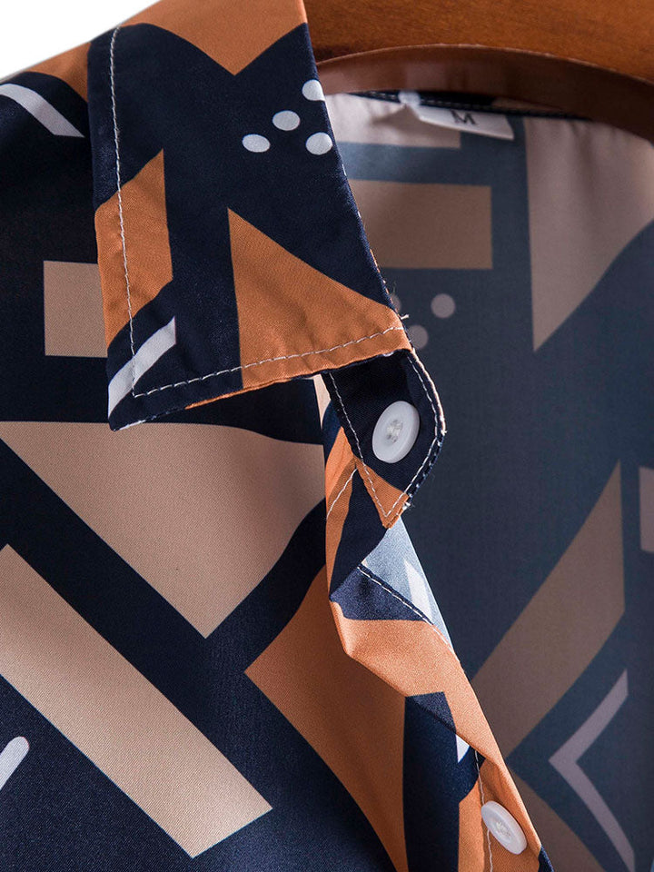 Vince | Geometric Print Shirt