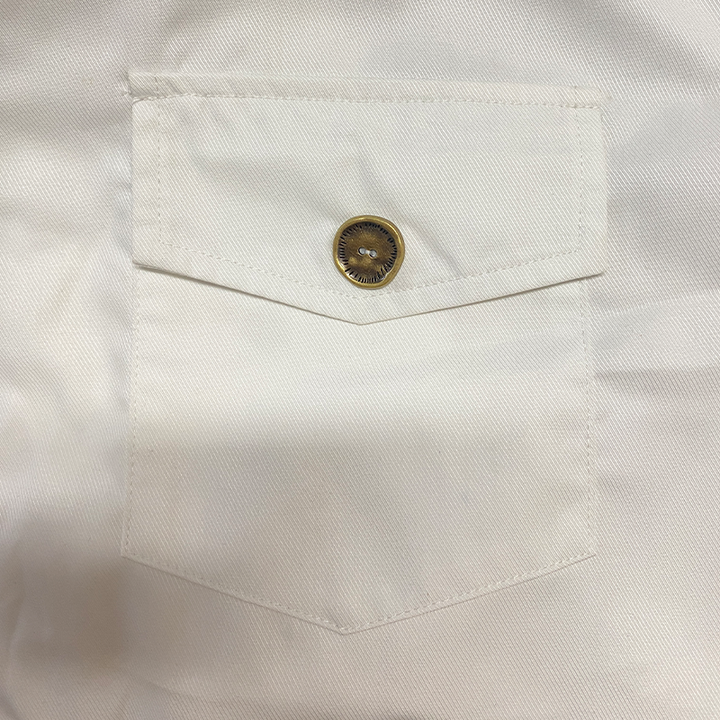 Men's Classic Casual Solid Color Slim Fit Multi-Pocket Short Sleeve Shirt 39582391K