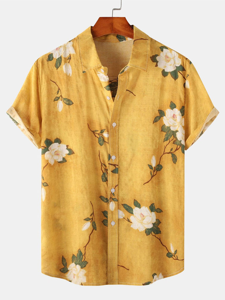Parkham | Floral Print Button Up Shirt