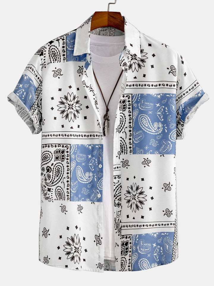 Keith | Print Button Up Shirt