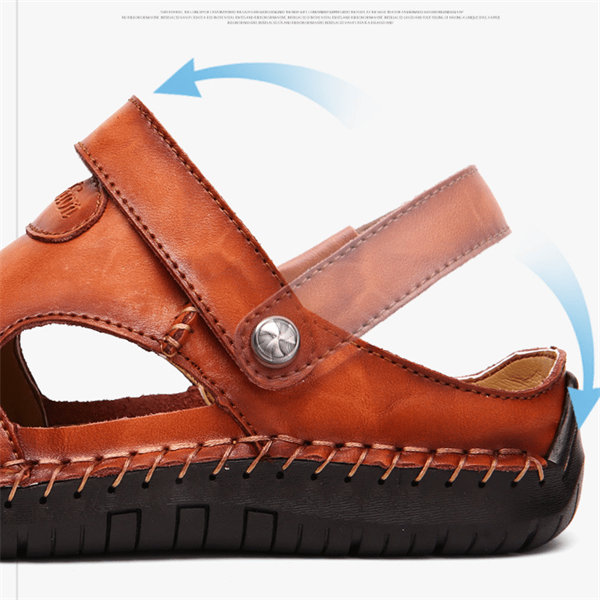 Robin | Leather Sandals with Secure Support