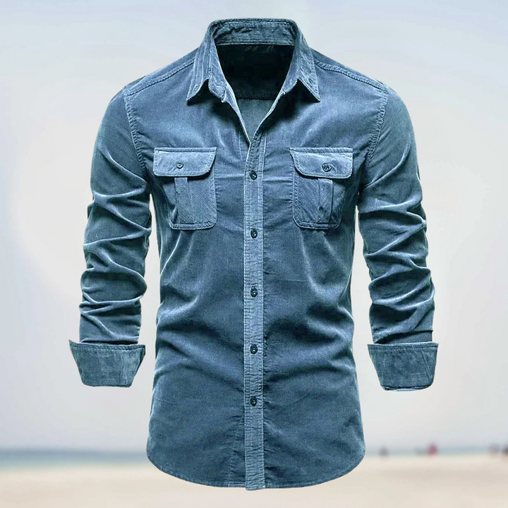 Jeffrey | Corduroy Button-Up Shirt