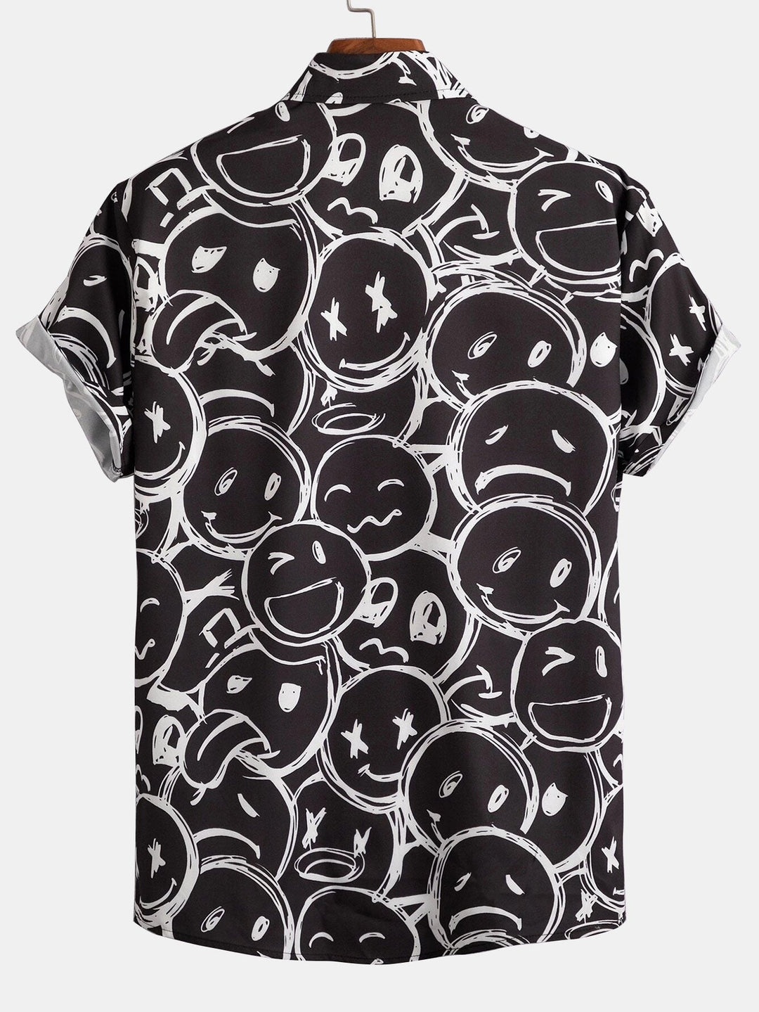 Iverson | Smiley Print Button Up Shirt