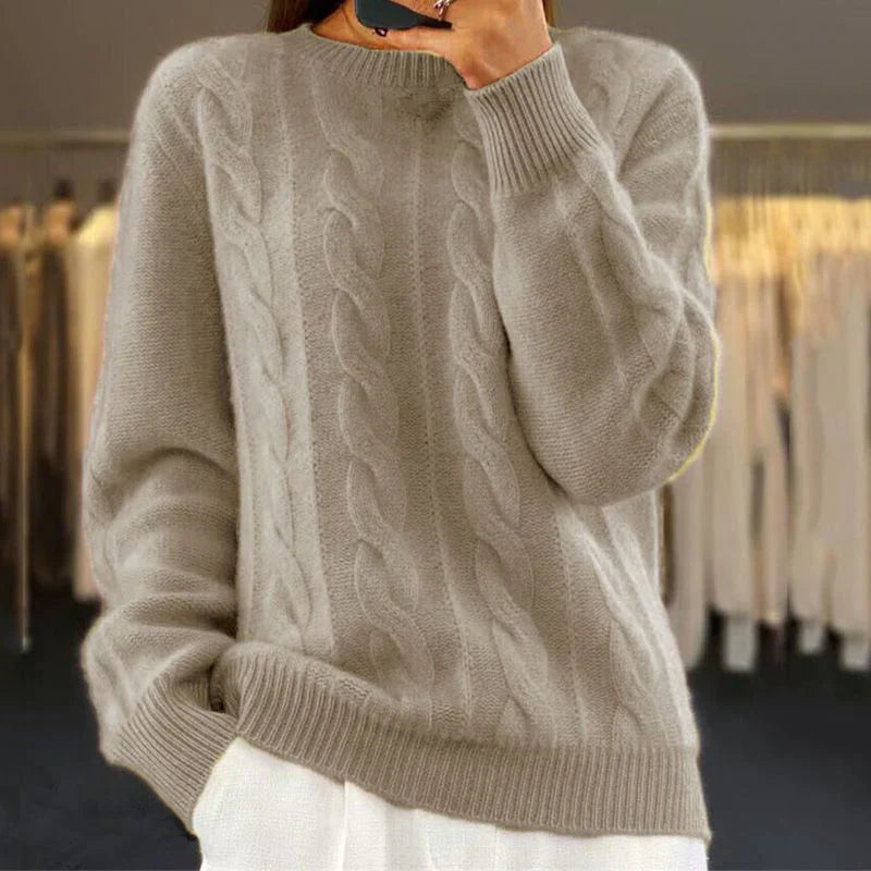 Phoebe | Braided Sweater
