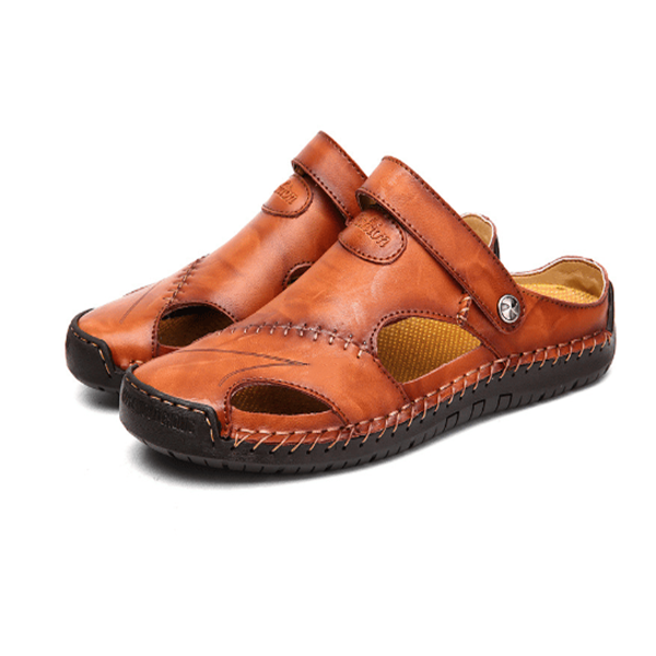 Robin | Leather Sandals with Secure Support