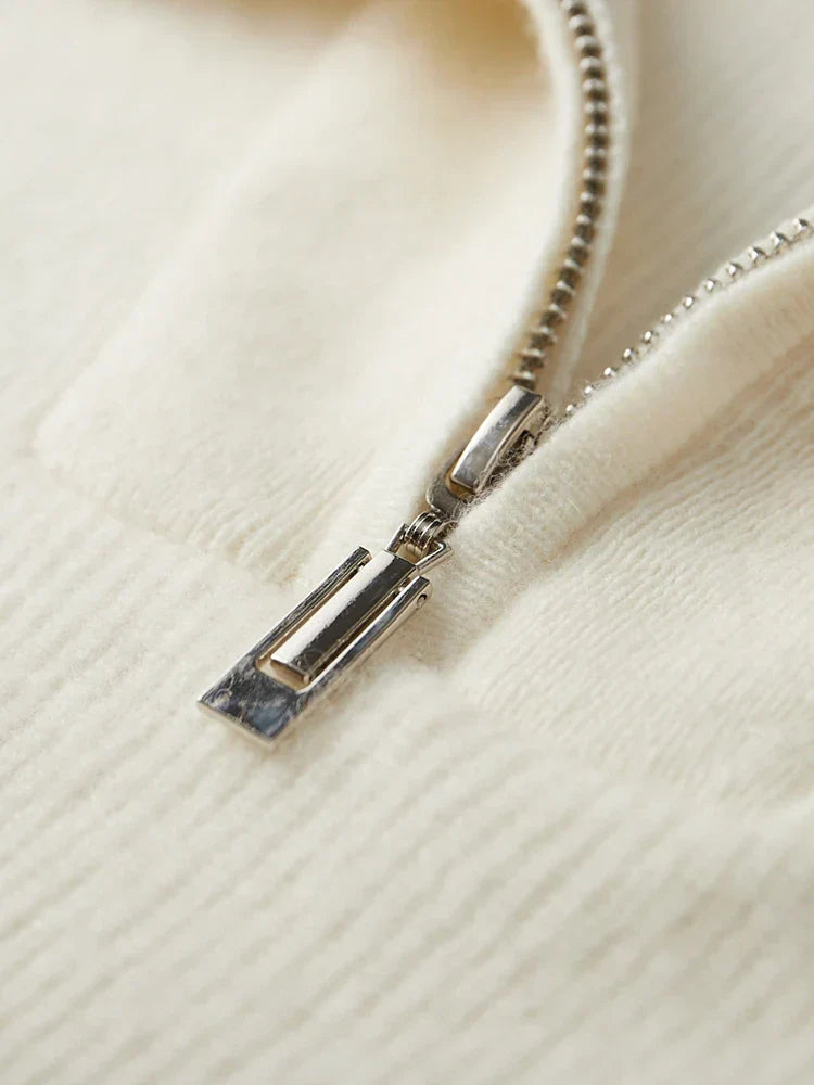 Cuthbert | 100% Cashmere Half-Zip Sweater