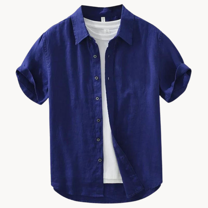 Vicenza | Linen Short Sleeve Shirt