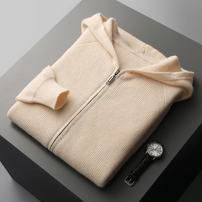 Leopold | Wool Zip Hoodie