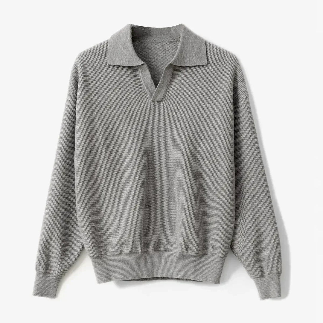 Lance | V-Neck Polo Sweater
