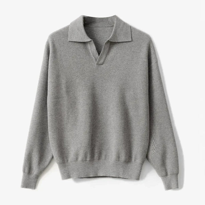 Lance | V-Neck Polo Sweater