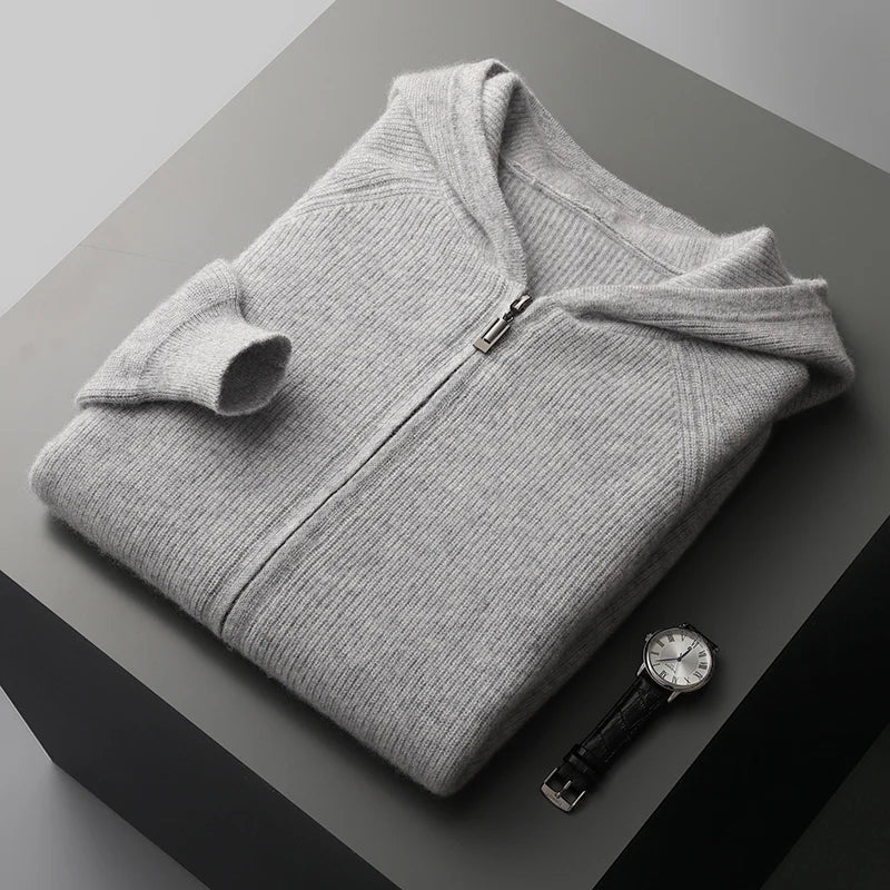 Leopold | Wool Zip Hoodie