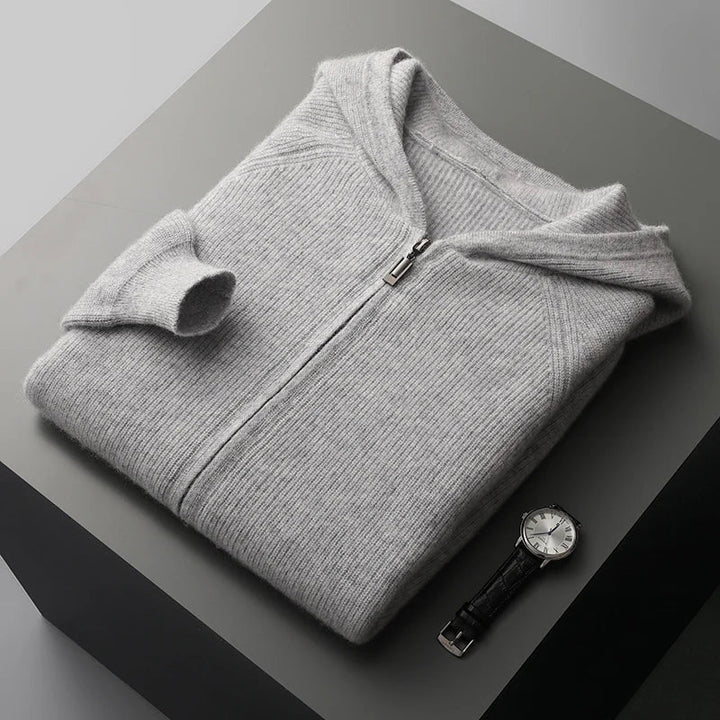 Leopold | Wool Zip Hoodie