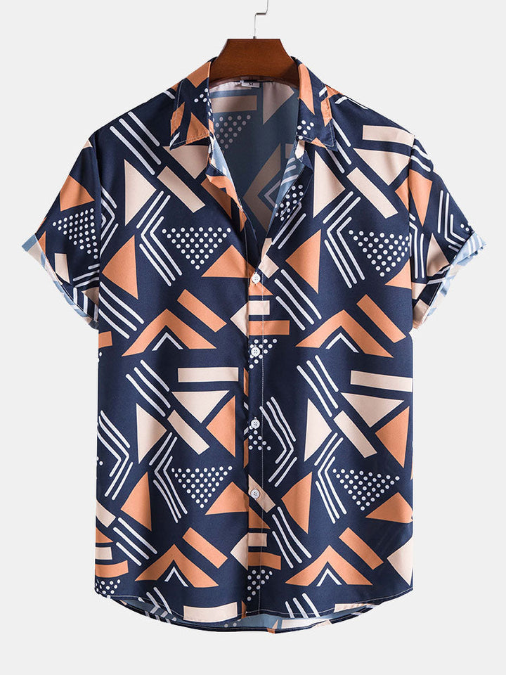 Vince | Geometric Print Shirt