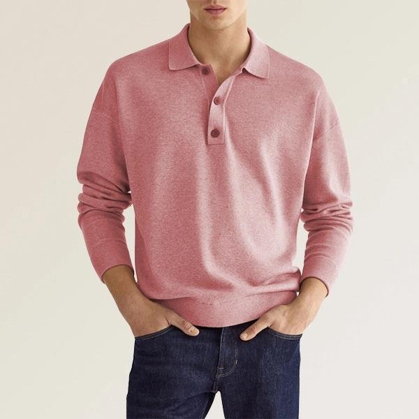 William | Long-sleeved Cashmere Polo Shirt