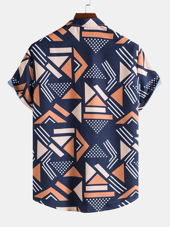 Vince | Geometric Print Shirt