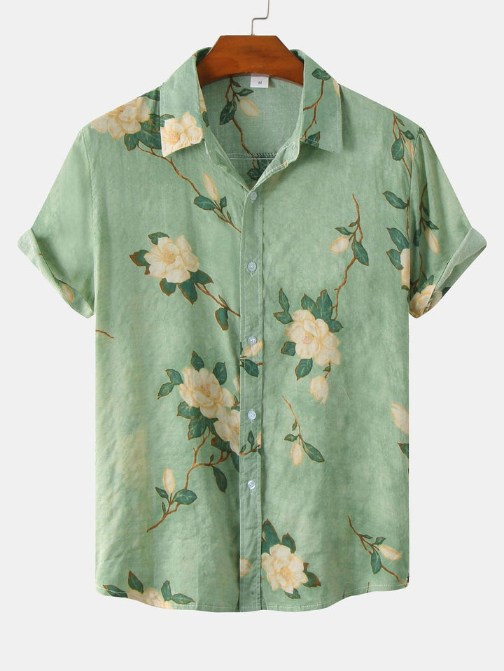 Parkham | Floral Print Button Up Shirt