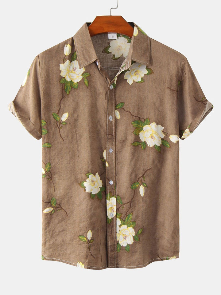 Parkham | Floral Print Button Up Shirt
