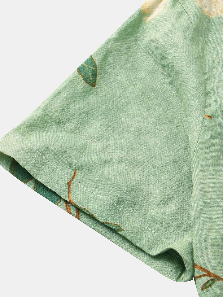 Parkham | Floral Print Button Up Shirt