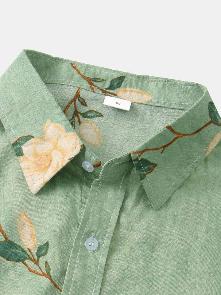 Parkham | Floral Print Button Up Shirt