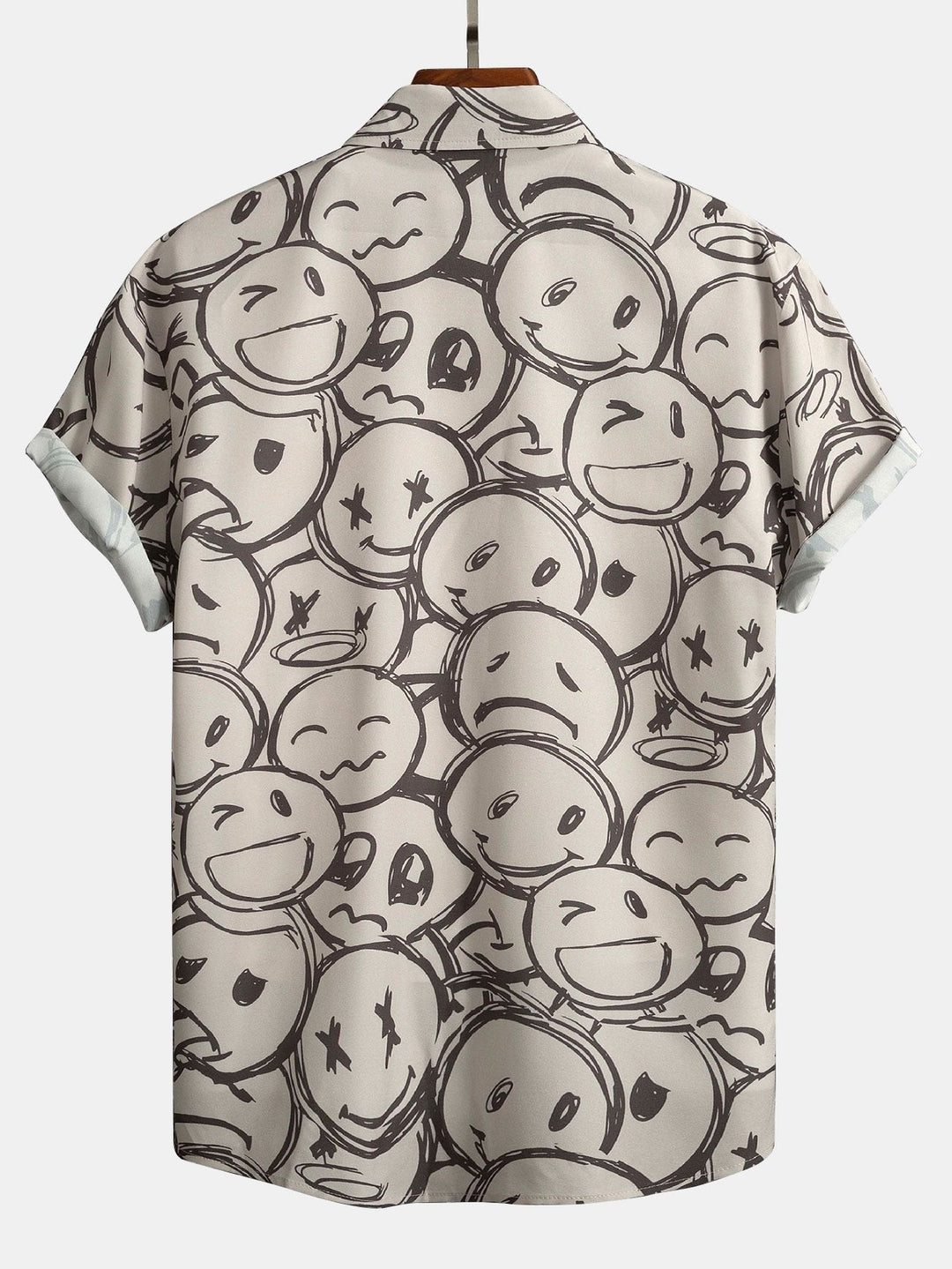 Iverson | Smiley Print Button Up Shirt