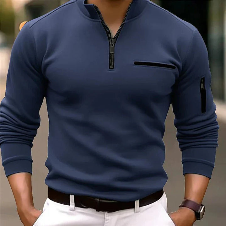 Ben | Sports Polo with Zipper